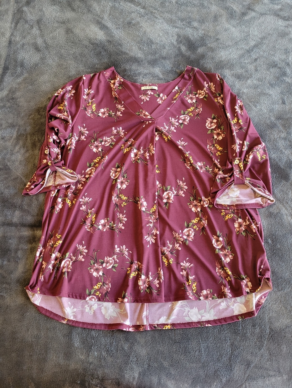 Beacon Patty Roll Tab Knit Top